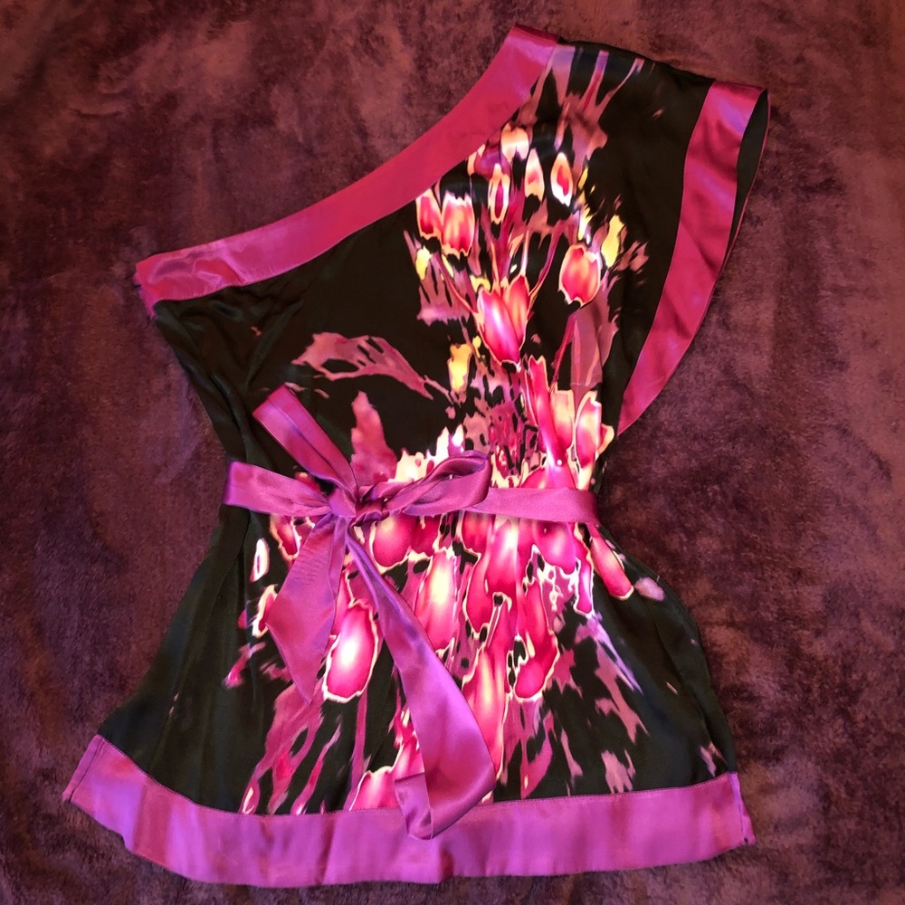 Women’s Silk Off the Shoulder Top